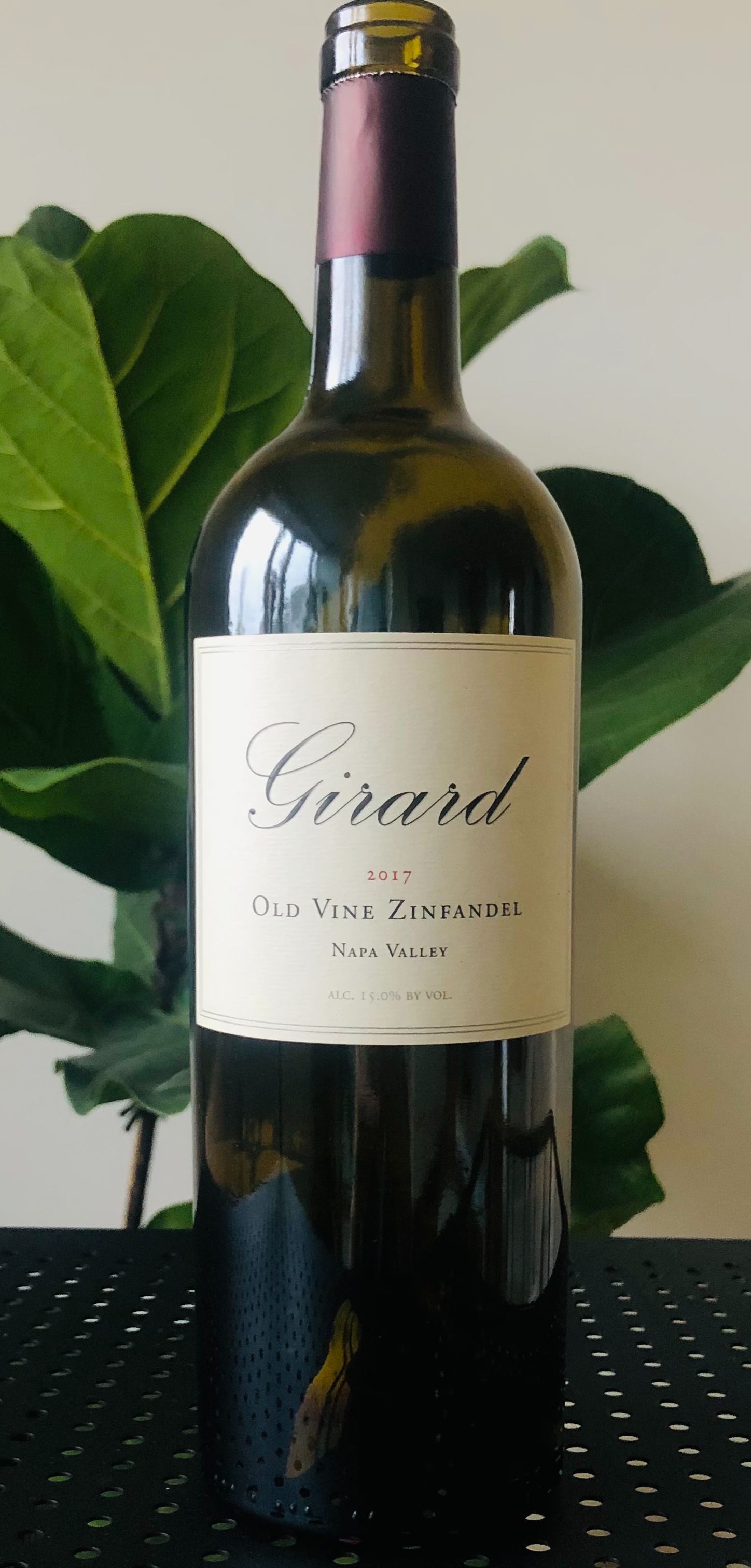 Zinfandel, primitivo, vini rossi, old vine zinfandel, Napa Valley, Girard wine